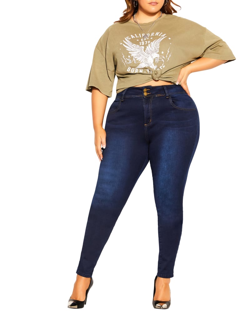 Plus size model wearing  by City Chic | Dia&Co | dia_product_style_image_id:188470